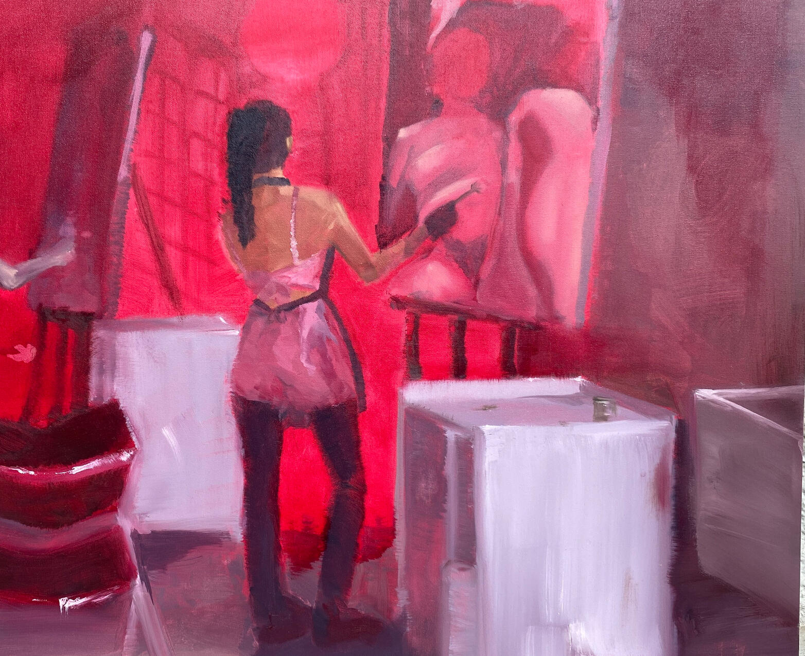 Untitled. Oil painting, 2024